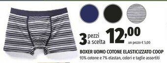 Coop Coop Boxer Uomo Cotone Elasticizzato offerta