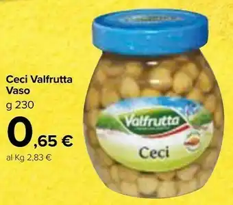 Carrefour Market Valfrutta Ceci 230g offerta
