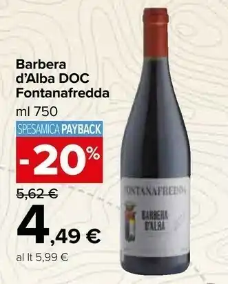 Fontana Fredda - Barbera D'Alba 750 G(ml)