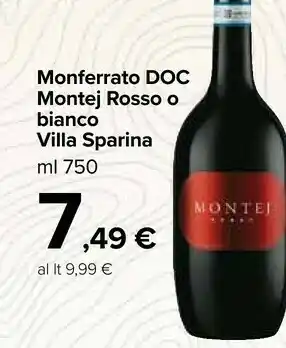 Villa Sparina Monferrato DOC Montej Rosso/Bianco
