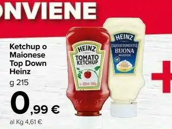 Carrefour Market Heinz Tomato Ketchup Top Down offerta