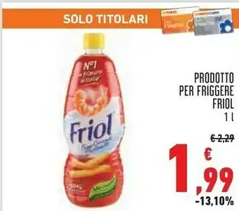 Conad Friol Olio Per Friggere offerta