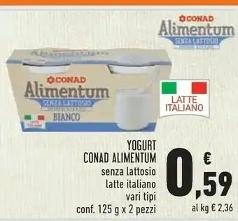 Conad Conad Yogurt Alimentum offerta