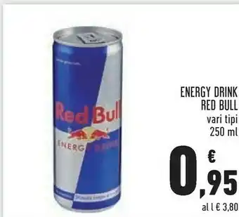 Conad Red bull Energy Drink 250ml Bevanda Energetica Liquido offerta