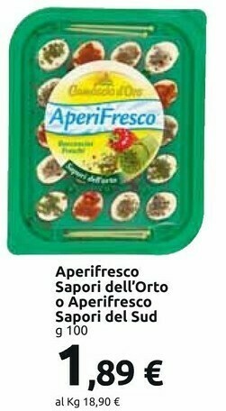 Carrefour Camoscio d'Oro Aperifresco Sapori Dell'Orto 100 G(ml) offerta