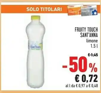Conad Sant'anna Fruity Touch offerta