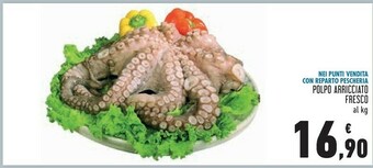 Conad Polpo Arricciato Fresco offerta