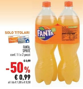 Conad Fanta Sprite offerta