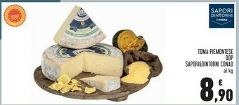 Conad Sapori Dintorni Toma Piemontese Dop offerta