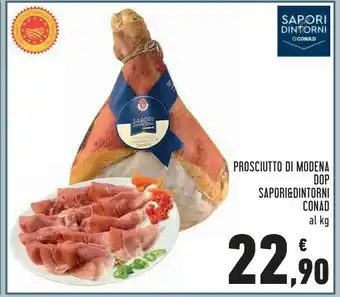 Conad Conad Sapori & Dintorni Prosciutto Di Modena Dop offerta