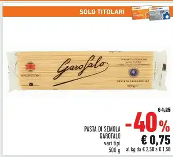Conad Garofalo Spaghetti offerta