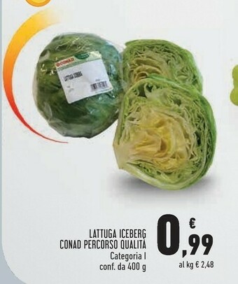 Conad Conad Lattuga Iceberg Percorso Qualità offerta
