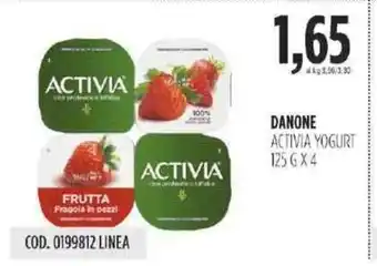 Danone Activia Yogurt 125 g x 4