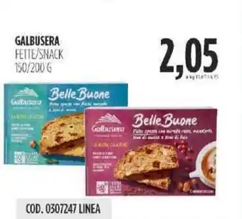 Galbusera Fette/Snack 150/200 G