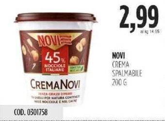 Carico Cash & Carry Novi Crema Spalmabile 200 g offerta