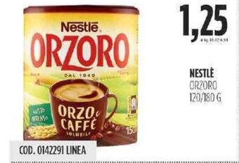 Carico Cash & Carry Nestlè Orzoro 120/180 G offerta