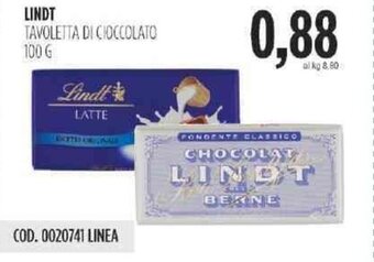 Lindt Tavoletta Di Cioccolato 100 G