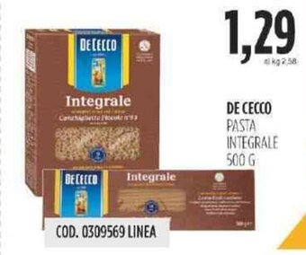 De Cecco Pasta Integrale 500 G