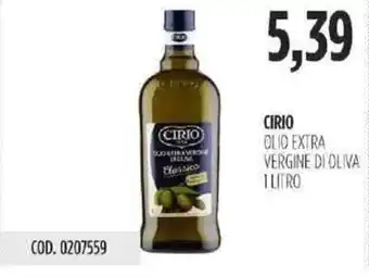 Carico Cash & Carry Cirio Olio Extra Vergine Di Oliva 1 litro offerta