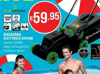 La Prealpina Rasaerba Eletrico SH1200 1200 W offerta