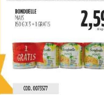 Carico Cash & Carry Bonduelle Mais 150 G X 3 + 1 Gratis offerta