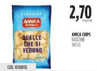 Carico Cash & Carry Amica Chips Patatine 500 g offerta