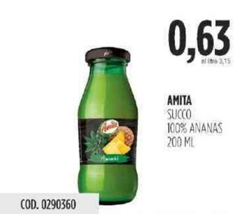 Amita Succo 100% Ananas 200 ml