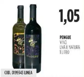 Pengue Vino Uva e Naturale 1 litro