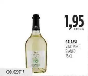 Galassi Vino Pinot Bianco 75 cl
