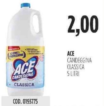 Carico Cash & Carry Ace Candeggina Classica 5 litri offerta