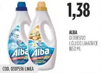 Alba Detersivo Liuido Lavatrice 1850 ml