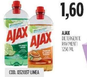 Carico Cash & Carry Ajax Detergente Pavimenti 1250 ml offerta