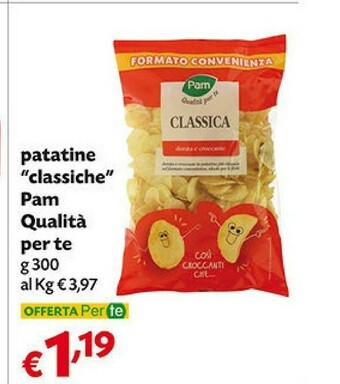 Pam Pam Patatine Classiche offerta