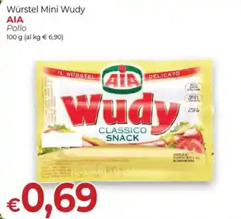 AIA Würstel Mini Wudy Pollo 100 g