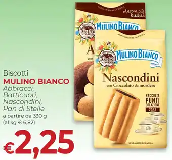 Supermercati Nonna Isa Mulino Bianco Biscotti Abbracci 330 g offerta