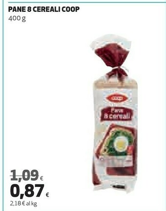 Coop Coop - Pane 8 Cereali 400 G(ml) offerta