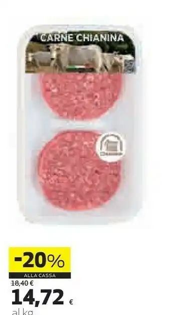 Coop Carne Chianina offerta
