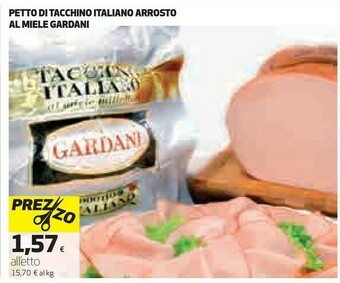 Coop Gardani Petto Di Tacchino Italiano Arrosto Al Miele offerta