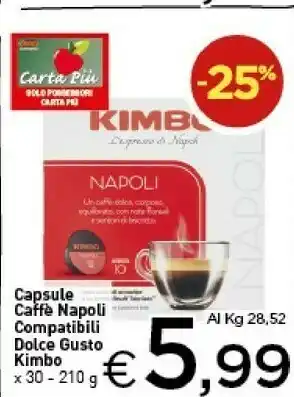 Crai Kimbo Espresso Napoli offerta