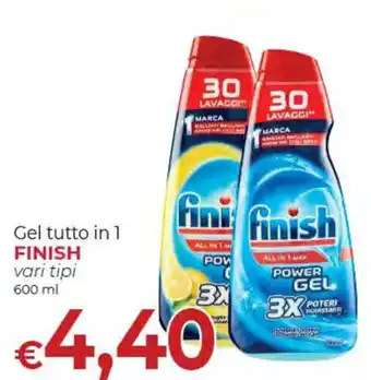 Finish Gel tutto in 1 vari tipi 600 ml