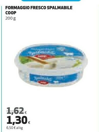 Coop Coop - Formaggio Fresco Spalmabile 200 G(ml) offerta