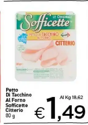 Crai Citterio Sofficette Petto Di Tacchino Al Forno 80 G(ml) offerta