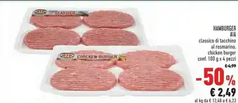 Conad Superstore Aia Chiken Burger offerta