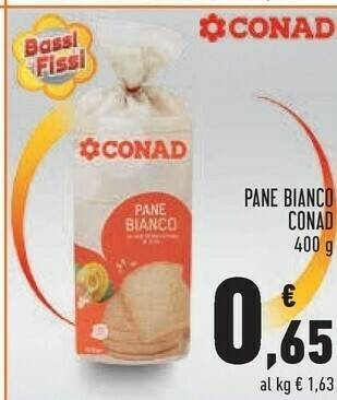 Conad Superstore Conad - Pane Bianco 400 G(ml) offerta