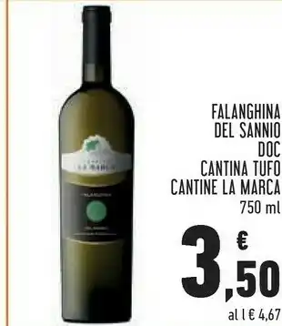 Conad Superstore Bravo Cantine La Marca Falanghina Del Sannio Doc Cantina Tufo offerta