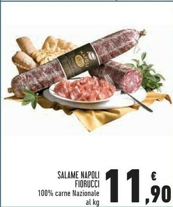 Conad Superstore Fiorucci Salame Napoli offerta