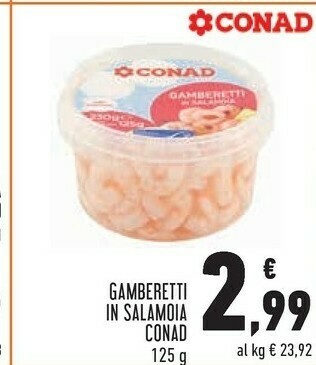 Conad Superstore Conad - Gamberetti In Salamoia offerta