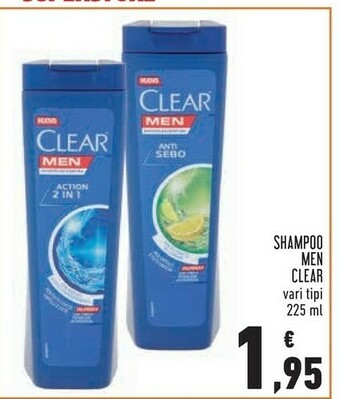 Conad Superstore Clear Men Shampoo 225 Ml offerta