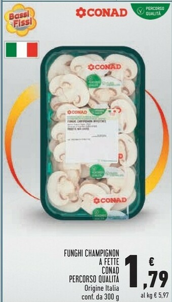 Conad Superstore Funghi Champignon A Fette offerta