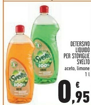Conad Svelto Detersivo Liquido Per Stoviglie offerta